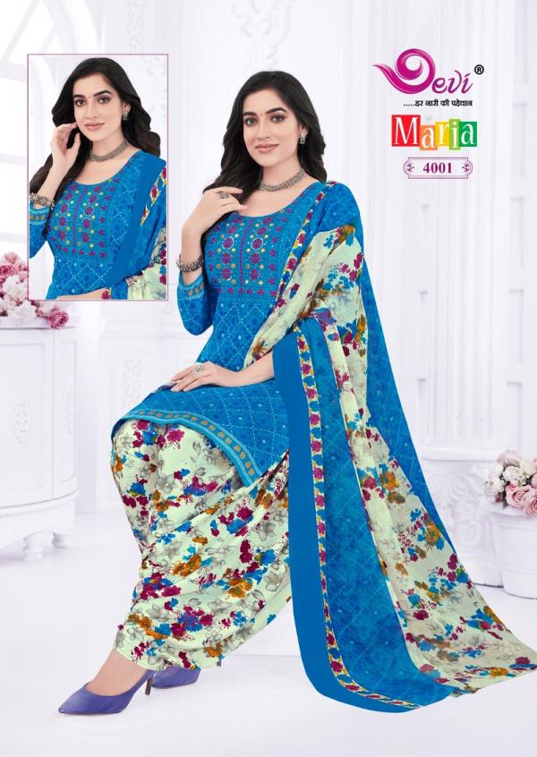 Devi Maria Vol-4 Neck Work – Readymade With Lining